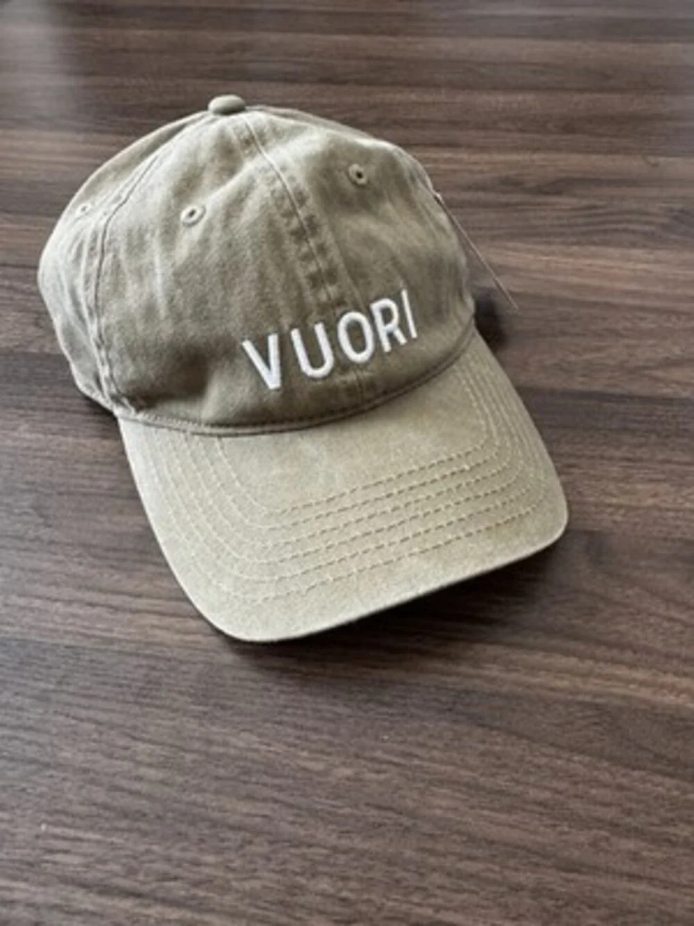 Vuori Ball Cap Unisex Camel Khaki Tan Strapback Hat